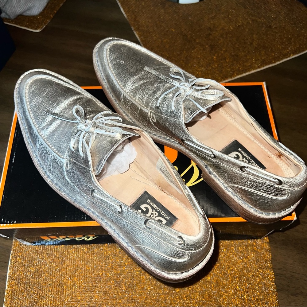 Silver Dolce and Gabbana shoes size 11
